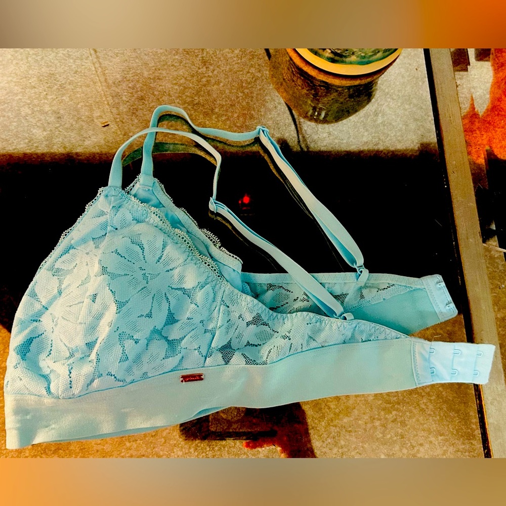 Beautiful lace mesh VS pink bra size M